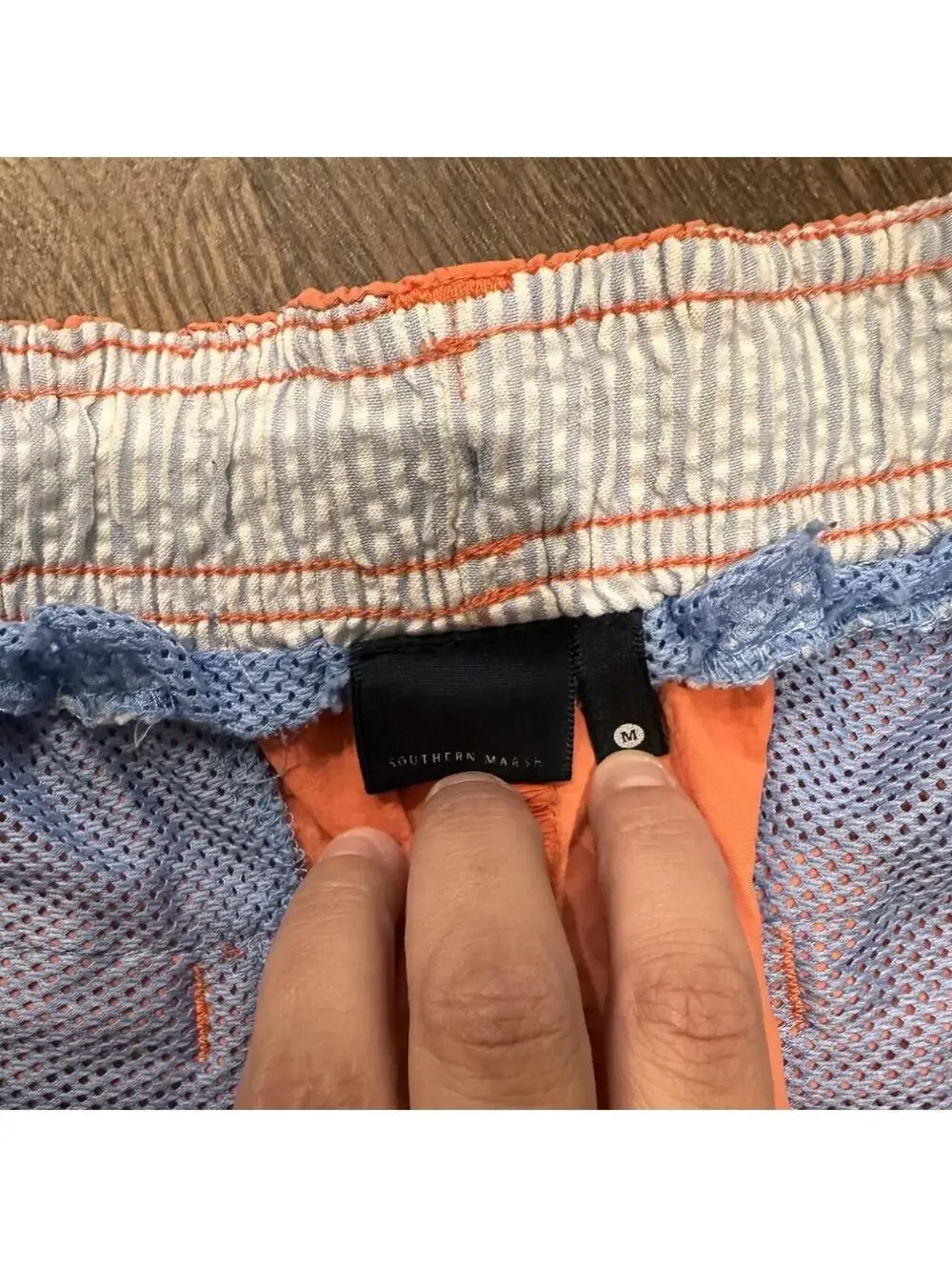 Southern Marsh orange swim shorts size M #swimwear #beachwear